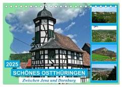 Schönes Ostthüringen (Tischkalender 2025 DIN A5 quer), CALVENDO Monatskalender