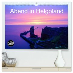 Abend in Helgoland (hochwertiger Premium Wandkalender 2025 DIN A2 quer), Kunstdruck in Hochglanz - Calvendo;Kattobello