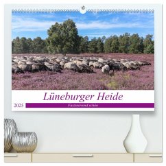 Lüneburger Heide - Faszinierend schön (hochwertiger Premium Wandkalender 2025 DIN A2 quer), Kunstdruck in Hochglanz