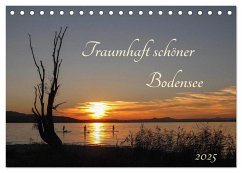Traumhaft schöner Bodensee (Tischkalender 2025 DIN A5 quer), CALVENDO Monatskalender