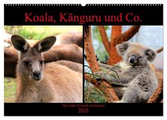 Koala, Känguru und Co. ¿ Das wilde Tierreich Australiens (Wandkalender 2025 DIN A2 quer), CALVENDO Monatskalender