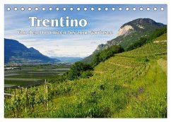 Trentino - Von den Dolomiten bis zum Gardasee (Tischkalender 2025 DIN A5 quer), CALVENDO Monatskalender - Calvendo;LianeM