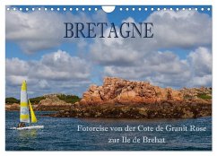 Bretagne - Fotoreise von der Cote de Granit Rose zur Ile de Brehat (Wandkalender 2025 DIN A4 quer), CALVENDO Monatskalender - Calvendo;Pfleger, Hans