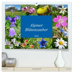 Alpiner Blütenzauber (hochwertiger Premium Wandkalender 2025 DIN A2 quer), Kunstdruck in Hochglanz