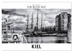 Ein Blick auf Kiel (Wandkalender 2025 DIN A2 quer), CALVENDO Monatskalender