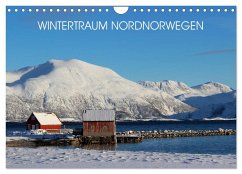 Wintertraum Nordnorwegen (Wandkalender 2025 DIN A4 quer), CALVENDO Monatskalender
