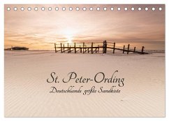 St. Peter-Ording. Deutschlands größte Sandkiste (Tischkalender 2025 DIN A5 quer), CALVENDO Monatskalender