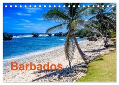 Barbados (Tischkalender 2025 DIN A5 quer), CALVENDO Monatskalender