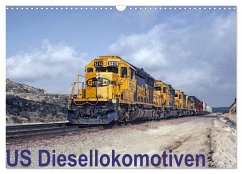 US Diesellokomotiven (Wandkalender 2025 DIN A3 quer), CALVENDO Monatskalender