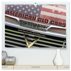 American Old Cars - Amerikanische Autolegenden (hochwertiger Premium Wandkalender 2025 DIN A2 quer), Kunstdruck in Hochglanz