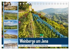 Weinberge um Jena (Tischkalender 2025 DIN A5 quer), CALVENDO Monatskalender