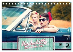 Rockabilly - Back to the 50s (Tischkalender 2025 DIN A5 quer), CALVENDO Monatskalender