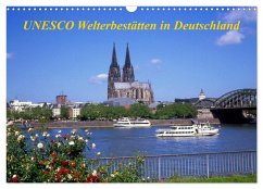 UNESCO Welterbestätten in Deutschland (Wandkalender 2025 DIN A3 quer), CALVENDO Monatskalender