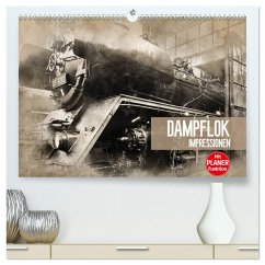 Dampflok Impressionen (hochwertiger Premium Wandkalender 2025 DIN A2 quer), Kunstdruck in Hochglanz - Calvendo;Meutzner, Dirk