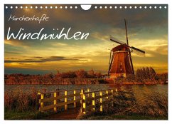Märchenhafte Windmühlen (Wandkalender 2025 DIN A4 quer), CALVENDO Monatskalender - Calvendo;Wagner, Sabine