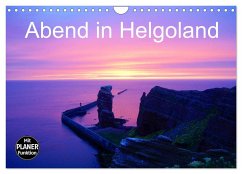 Abend in Helgoland (Wandkalender 2025 DIN A4 quer), CALVENDO Monatskalender