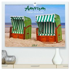 Amrum - Farben einer Insel (hochwertiger Premium Wandkalender 2025 DIN A2 quer), Kunstdruck in Hochglanz