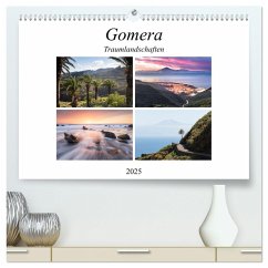 Gomera Traumlandschaften (hochwertiger Premium Wandkalender 2025 DIN A2 quer), Kunstdruck in Hochglanz