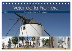 Vejer de la Frontera (Tischkalender 2025 DIN A5 quer), CALVENDO Monatskalender