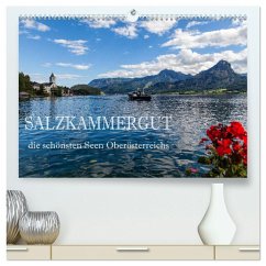 Salzkammergut - Die schönsten Seen Oberösterreichs (hochwertiger Premium Wandkalender 2025 DIN A2 quer), Kunstdruck in Hochglanz - Calvendo;Pfleger, Hans