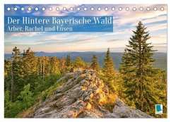 Arber, Rachel und Lusen: Der Hintere Bayerische Wald (Tischkalender 2025 DIN A5 quer), CALVENDO Monatskalender