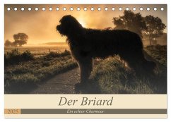 Der Briard 2025 - Ein echter Charmeur (Tischkalender 2025 DIN A5 quer), CALVENDO Monatskalender