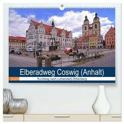 Elberadweg Coswig (Anhalt) (hochwertiger Premium Wandkalender 2025 DIN A2 quer), Kunstdruck in Hochglanz