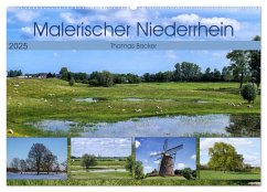 Malerischer Niederrhein (Wandkalender 2025 DIN A2 quer), CALVENDO Monatskalender