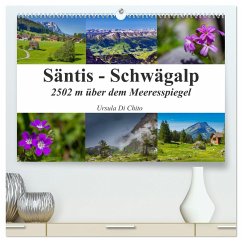 Säntis - Schwägalp (hochwertiger Premium Wandkalender 2025 DIN A2 quer), Kunstdruck in Hochglanz