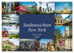 Stadtansichten New York (Wandkalender 2025 DIN A3 quer), CALVENDO Monatskalender