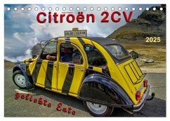 Citroën 2CV - geliebte Ente (Tischkalender 2025 DIN A5 quer), CALVENDO Monatskalender