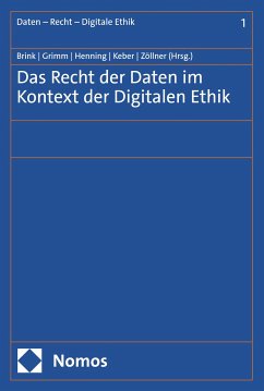 Das Recht der Daten im Kontext der Digitalen Ethik (eBook, PDF)