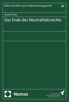 Das Ende des Neutralitätsrechts (eBook, PDF) - El-Zein, Jamal