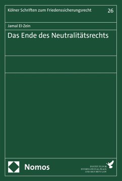 Das Ende des Neutralitätsrechts (eBook, PDF) - El-Zein, Jamal