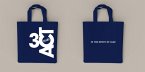 Navy Blue Tote Bag (100% Bio-Baumwolle) Navy Blue Tote Bag (100% Bio-Baumwolle)
