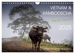 Vietnam und Kambodscha - Magische Momente. (Wandkalender 2025 DIN A4 quer), CALVENDO Monatskalender