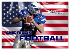 American Football - Kickoff (Wandkalender 2025 DIN A2 quer), CALVENDO Monatskalender - Calvendo;Bleicher, Renate