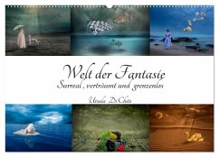 Welt der Fantasie - Surreal, verträumt und grenzenlos (Wandkalender 2025 DIN A2 quer), CALVENDO Monatskalender