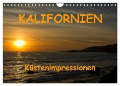 KALIFORNIEN Küstenimpressionen (Wandkalender 2025 DIN A4 quer), CALVENDO Monatskalender