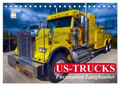 US-Trucks. Faszination Langhauber (Tischkalender 2025 DIN A5 quer), CALVENDO Monatskalender