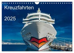 Kreuzfahrten 2025 (Wandkalender 2025 DIN A4 quer), CALVENDO Monatskalender - Calvendo;strandmann@online.de
