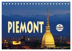Piemont (Tischkalender 2025 DIN A5 quer), CALVENDO Monatskalender