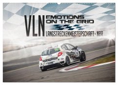 EMOTIONS ON THE GRID - VLN Langstreckenmeisterschaft Nürburgring (Wandkalender 2025 DIN A2 quer), CALVENDO Monatskalender