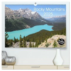 Rocky Mountains 2025 (hochwertiger Premium Wandkalender 2025 DIN A2 quer), Kunstdruck in Hochglanz