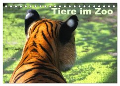 Tiere im Zoo (Tischkalender 2025 DIN A5 quer), CALVENDO Monatskalender