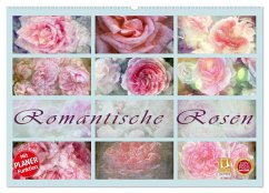 Romantische Rosen (Wandkalender 2025 DIN A2 quer), CALVENDO Monatskalender