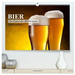 Bier. Die Kunst des Bierbrauens. Impressionen (hochwertiger Premium Wandkalender 2025 DIN A2 quer), Kunstdruck in Hochglanz - Calvendo;Stanzer, Elisabeth