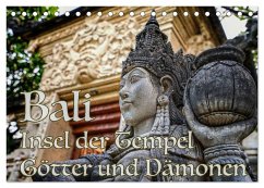 Bali - Insel der Tempel, Götter und Dämonen (Tischkalender 2025 DIN A5 quer), CALVENDO Monatskalender