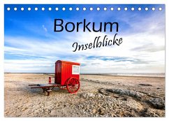 Borkum - Inselblicke (Tischkalender 2025 DIN A5 quer), CALVENDO Monatskalender