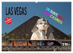 Las Vegas - Die bunte Welt der Casinos (Wandkalender 2025 DIN A2 quer), CALVENDO Monatskalender